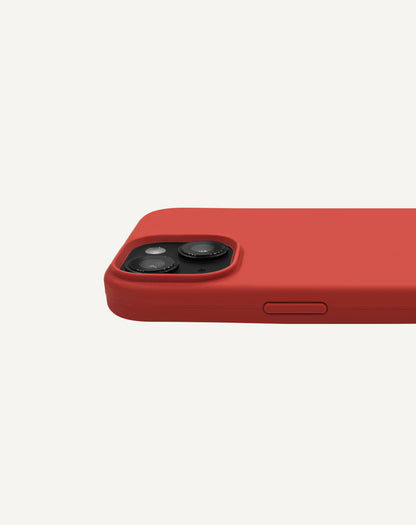 DOB SECHS Soft Touch Silicone Case - Pastel Red