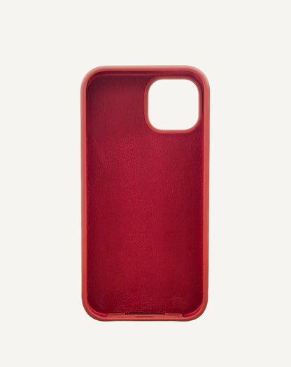 Funda de silicona DOB SECHS Soft Touch - Rojo pastel