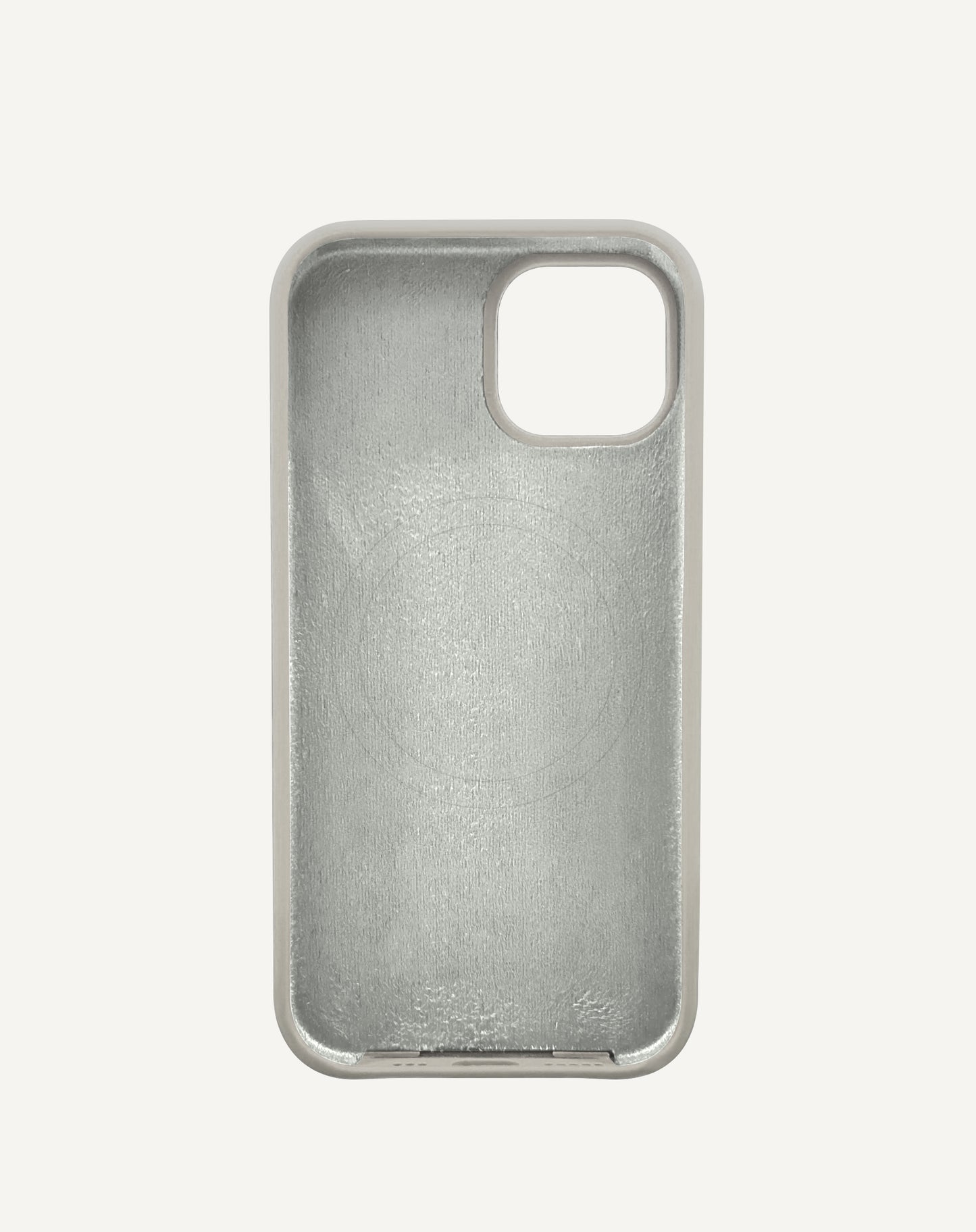 Funda de silicona DOB SECHS Soft Touch - Plata pálida 