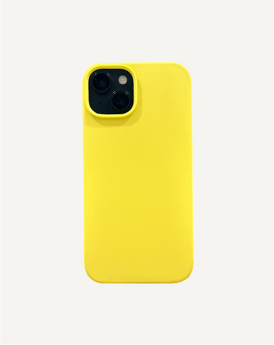 Funda de silicona DOB SECHS Soft Touch - Amarillo plátano 