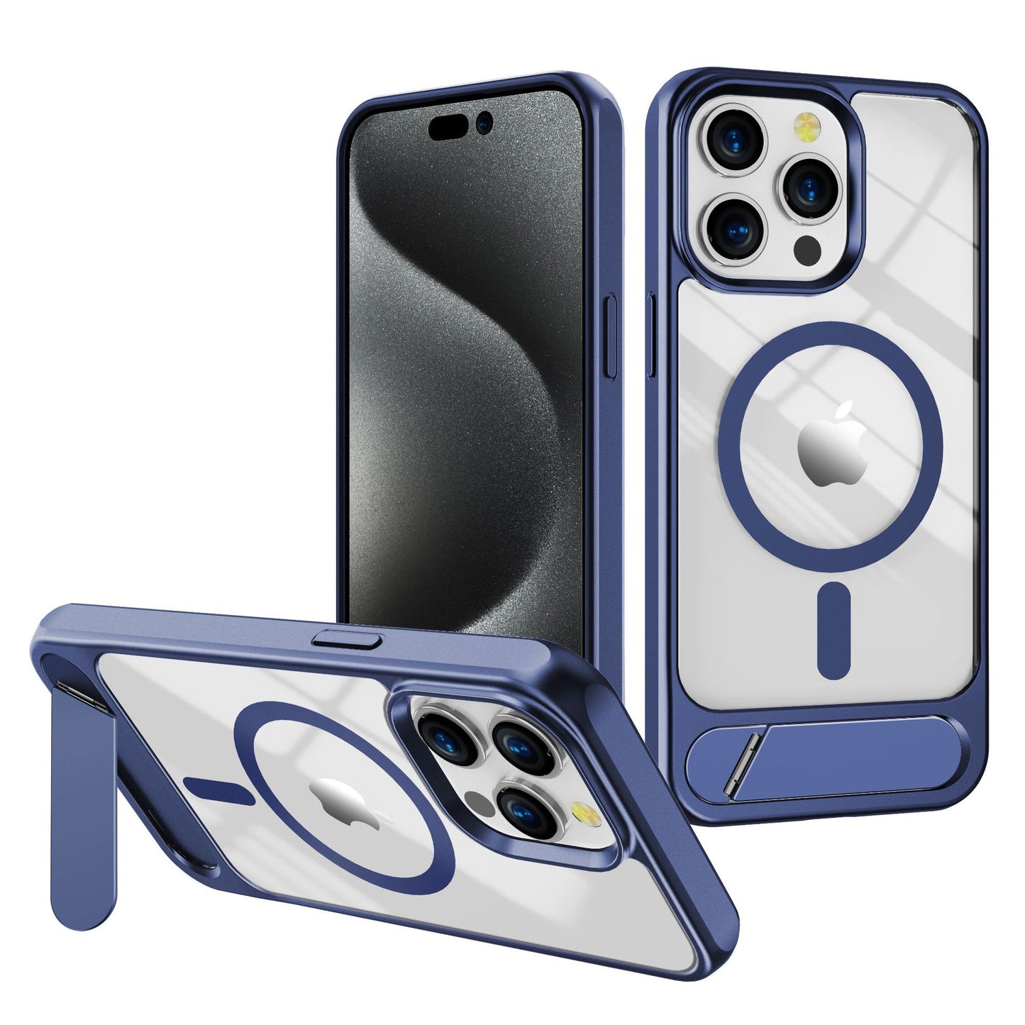 DOB SECHS Ultimate Protection iPhone Case with Seamless Adjustable Kickstand and Advanced Magnetic Hold