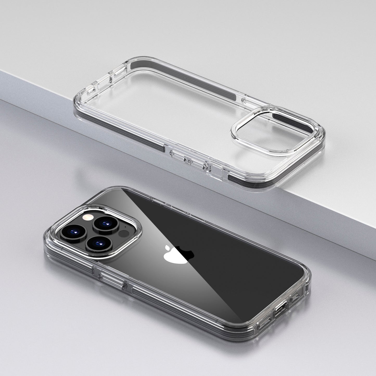 DOB SECHS Crystal Clarity Anti-Yellowing Dual Layer Bumper Case for Superior Protection