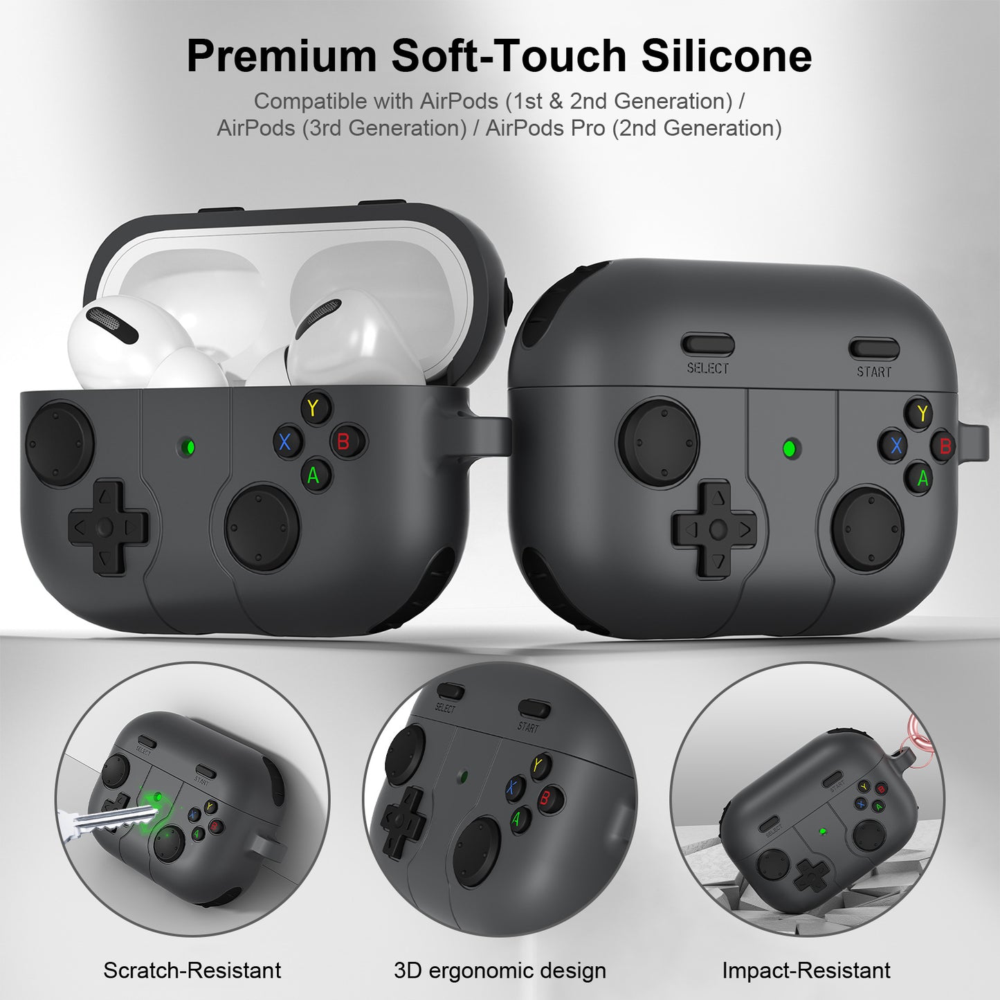 Funda para AirPods de consola de juegos DOB SECHS