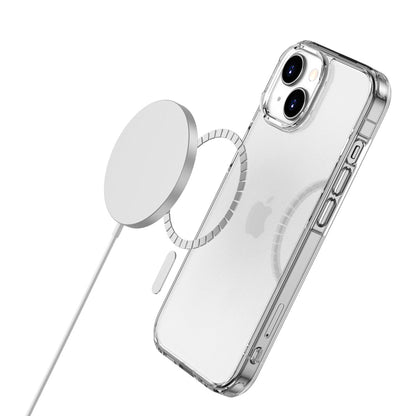 DOB SECHS Funda MagSafe para iPhone antiamarilleamiento ultra transparente con parachoques a prueba de golpes