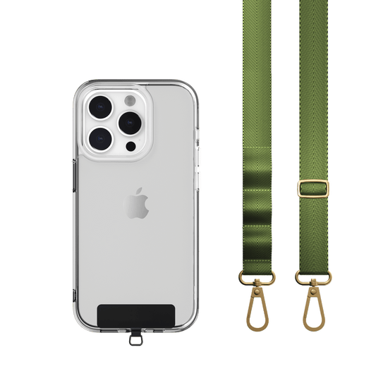 DOB SECHS Adjustable Military Green Strap with Triple Loops and Strap Card