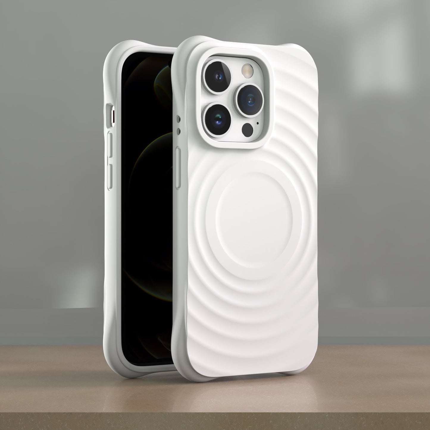 DOB SECHS Premium Soft-Touch Silicone Ripple Case