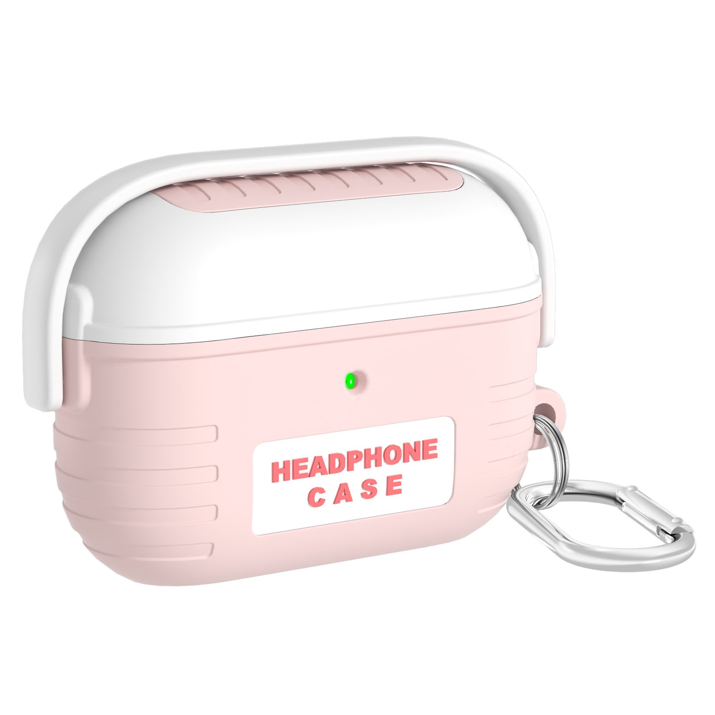 DOB SECHS Freezer Design Silicone Airpods Case with Carabiner