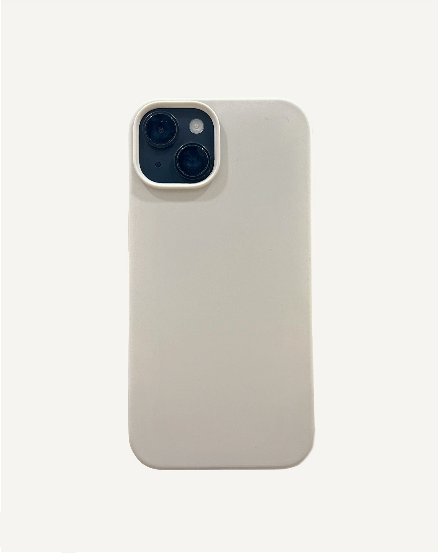 DOB SECHS Soft Touch Silicone Case - Pale Silver