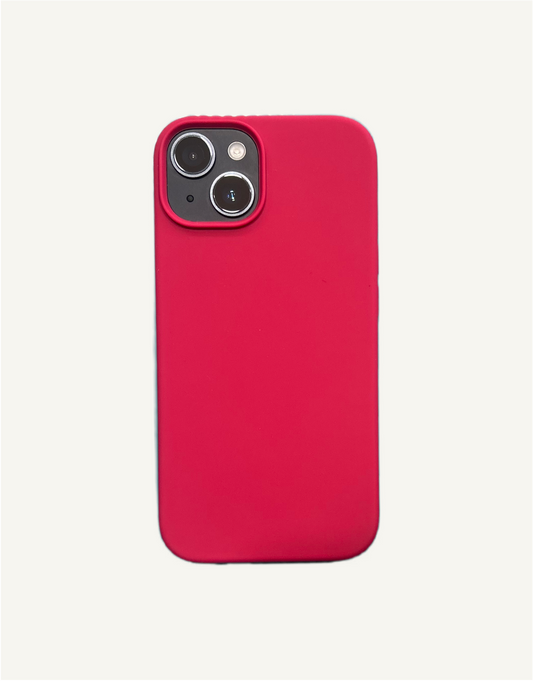 DOB SECHS Soft Touch Silicone Case - Raspberry