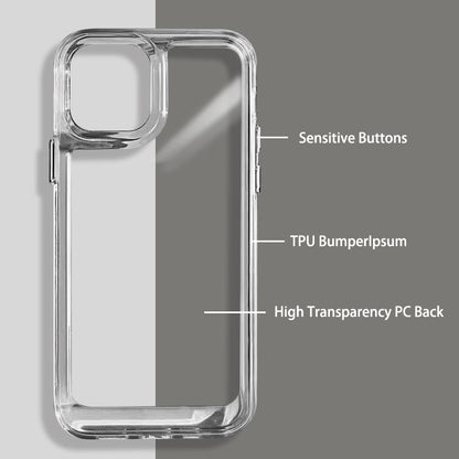 DOB SECHS Sheer Glamour iPhone Shield Ultra Transparencia con acabado duradero antihuellas